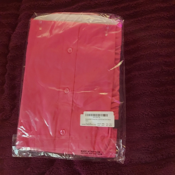 Is key slim fit dressed shirt in fuchsia - Picture 2 of 2